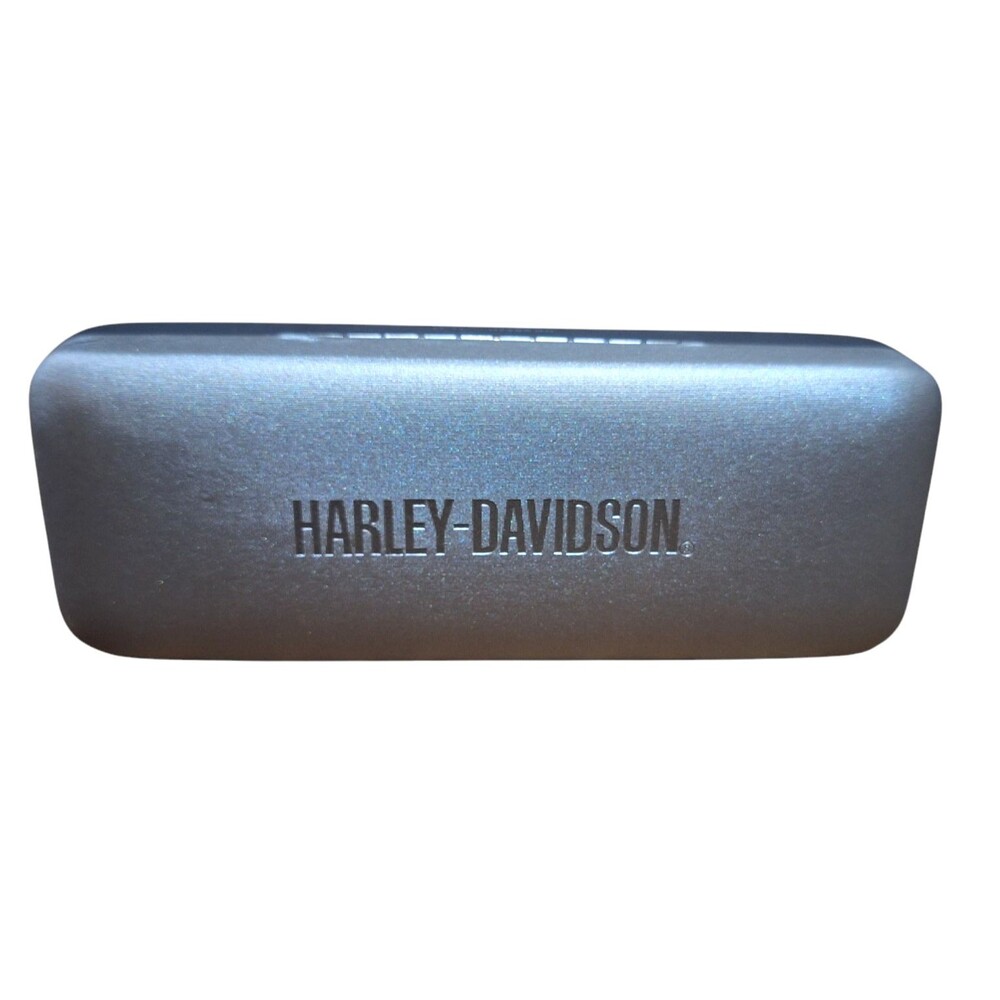 Harley-Davidson Hard Eyeglass or Sunglasses Case Black and Gray